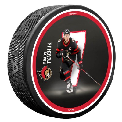Шайба Brady Tkachuk Ottawa Senators Breakout Series