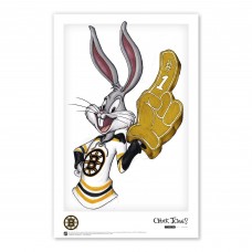 Boston Bruins Bugs Bunny 11 x 17 Looney Tunes Poster Print