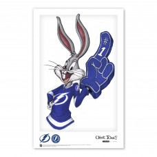 Tampa Bay Lightning Bugs Bunny 11 x 17 Looney Tunes Poster Print