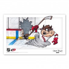 Carolina Hurricanes Tasmanian Devil 11 x 17 Looney Tunes Poster Print Carolina Hurricanes Tasmanian Devil 11 x 17 Looney Tunes Poster Print