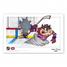 Montreal Canadiens Tasmanian Devil 11 x 17 Looney Tunes Poster Print