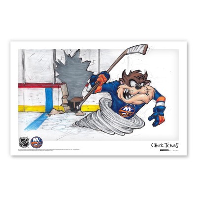 New York Islanders Tasmanian Devil 11 x 17 Looney Tunes Poster Print
