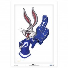 Tampa Bay Lightning Bugs Bunny 14 x 20 Looney Tunes Fine Art Print - Limited Edition
