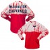 Футболка с длинным рукавом Washington Capitals Spirit Jersey Unisex Crystal Half Dye - Red Футболка с длинным рукавом Washington Capitals Spirit Jersey Unisex Crystal Half Dye - Red