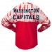 Футболка с длинным рукавом Washington Capitals Spirit Jersey Unisex Crystal Half Dye - Red