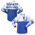 Футболка с длинным рукавом Toronto Maple Leafs Spirit Jersey Unisex Crystal Half Dye - Blue