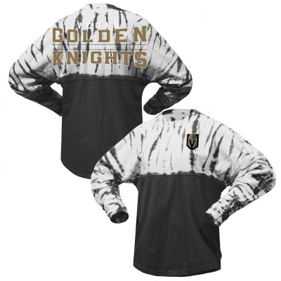 Футболка с длинным рукавом Vegas Golden Knights Spirit Jersey Unisex Crystal Half Dye - Black