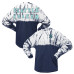 Unisex Seattle Kraken Spirit Jersey Deep Sea Blue Crystal Half Dye Long Sleeve T-Shirt