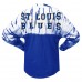 Футболка St. Louis Blues Spirit Jersey Unisex Crystal Half Dye Long Sleeve - Blue