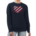 Женская свитшот Florida Panthers G-III 4Her by Carl Banks Navy Heart Graphic Pullover