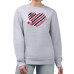 Женская свитшот Florida Panthers G-III 4Her by Carl Banks Heather Gray Heart Graphic Pullover Женская свитшот Florida Panthers G-III 4Her by Carl Banks Heather Gray Heart Graphic Pullover