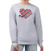 Женская свитшот New Jersey Devils G-III 4Her by Carl Banks Heather Gray Heart Graphic Pullover Женская свитшот New Jersey Devils G-III 4Her by Carl Banks Heather Gray Heart Graphic Pullover
