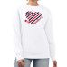 Женская свитшот Florida Panthers G-III 4Her by Carl Banks White Heart Graphic Pullover