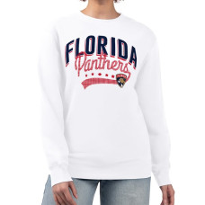 Женская свитшот Florida Panthers G-III 4Her by Carl Banks White Filigree Team Graphic Fleece Pullover Женская свитшот Florida Panthers G-III 4Her by Carl Banks White Filigree Team Graphic Fleece Pullover