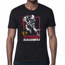 Футболка Chicago Blackhawks Starter Player Grid - Black