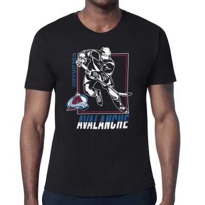 Футболка Colorado Avalanche Starter Player Grid - Black