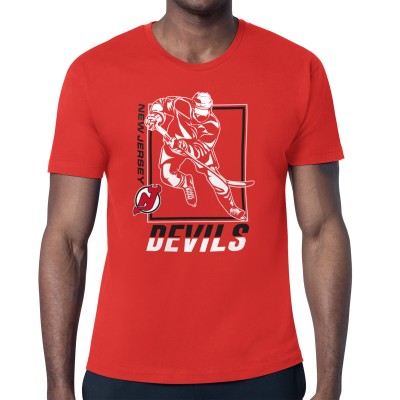 Футболка New Jersey Devils Starter Red Player Grid