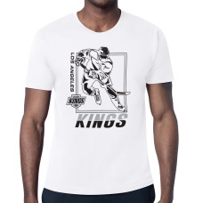 Los Angeles Kings Starter White Player Grid T-Shirt Los Angeles Kings Starter White Player Grid T-Shirt