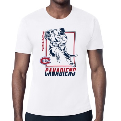 Montreal Canadiens Starter White Player Grid T-Shirt