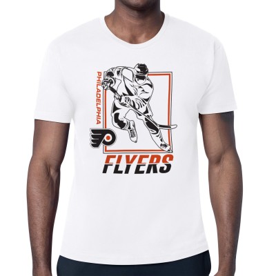Футболка Philadelphia Flyers Starter White Player Grid