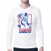 New York Rangers Starter White Player Grid Long Sleeve T-Shirt