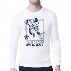 Футболка с длинным рукавом Toronto Maple Leafs Starter White Player Grid