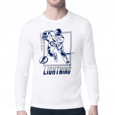 Футболка Tampa Bay Lightning Starter White Player Grid Long Sleeve Футболка Tampa Bay Lightning Starter White Player Grid Long Sleeve