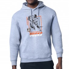 Толстовка Anaheim Ducks Starter Heather Gray Player Grid Fleece