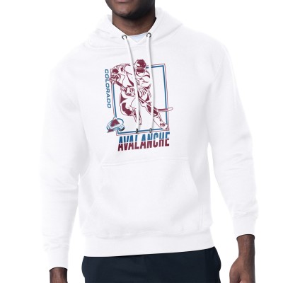 Толстовка Colorado Avalanche Starter Player Grid Fleece - White