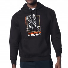 Толстовка Anaheim Ducks Starter Black Player Grid Fleece