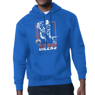 Толстовка Edmonton Oilers Starter Royal Player Grid Fleece