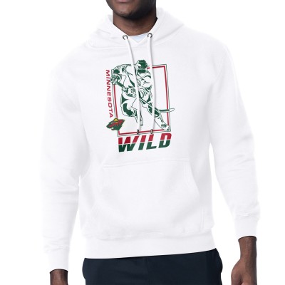 Толстовка Minnesota Wild Starter White Player Grid Fleece