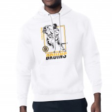 Толстовка Boston Bruins Starter White Player Grid Fleece