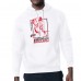 Толстовка Carolina Hurricanes Starter White Player Grid Fleece