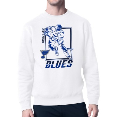 Кофта St. Louis Blues Starter Player Grid Fleece - White