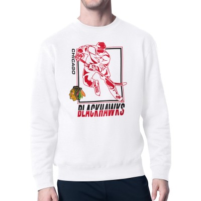 Кофта Chicago Blackhawks Starter Player Grid Fleece - White