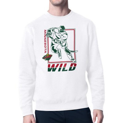 Кофта Minnesota Wild Starter White Player Grid Fleece