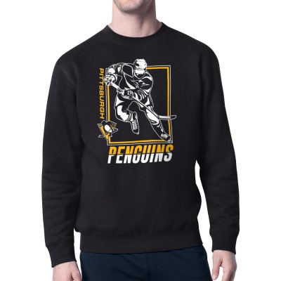 Кофта Pittsburgh Penguins Starter Black Player Grid Fleece