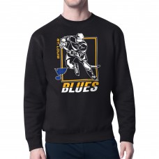 Кофта St. Louis Blues Starter Player Grid Fleece - Black