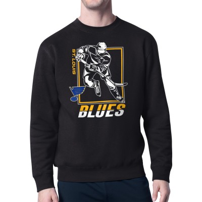 Кофта St. Louis Blues Starter Player Grid Fleece - Black