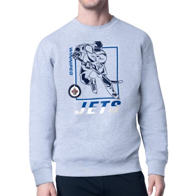 Кофта Winnipeg Jets Starter Player Grid Fleece - Heather Gray