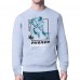 Кофта San Jose Sharks Starter Heather Gray Player Grid Fleece