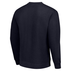 Seattle Kraken Starter Deep Sea Blue Player Grid Fleece Pullover Sweatshirt