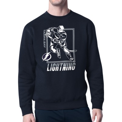Кофта Tampa Bay Lightning Starter Navy Player Grid Fleece