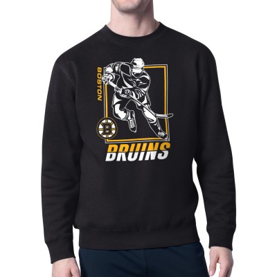 Кофта Boston Bruins Starter Black Player Grid Fleece