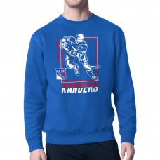 Кофта New York Rangers Starter Blue Player Grid Fleece