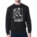 Los Angeles Kings Starter Black Player Grid Fleece Pullover Sweatshirt
