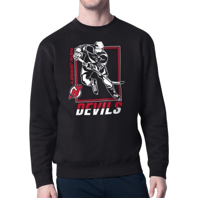 Кофта New Jersey Devils Starter Black Player Grid Fleece
