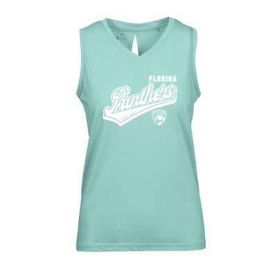 Florida Panthers Levelwear Womens Paisley Sweep V-Neck Tank Top - Mint