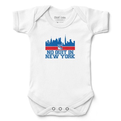 Newborn & Малышам New York Rangers Chad & Jake White No Quit Bodysuit